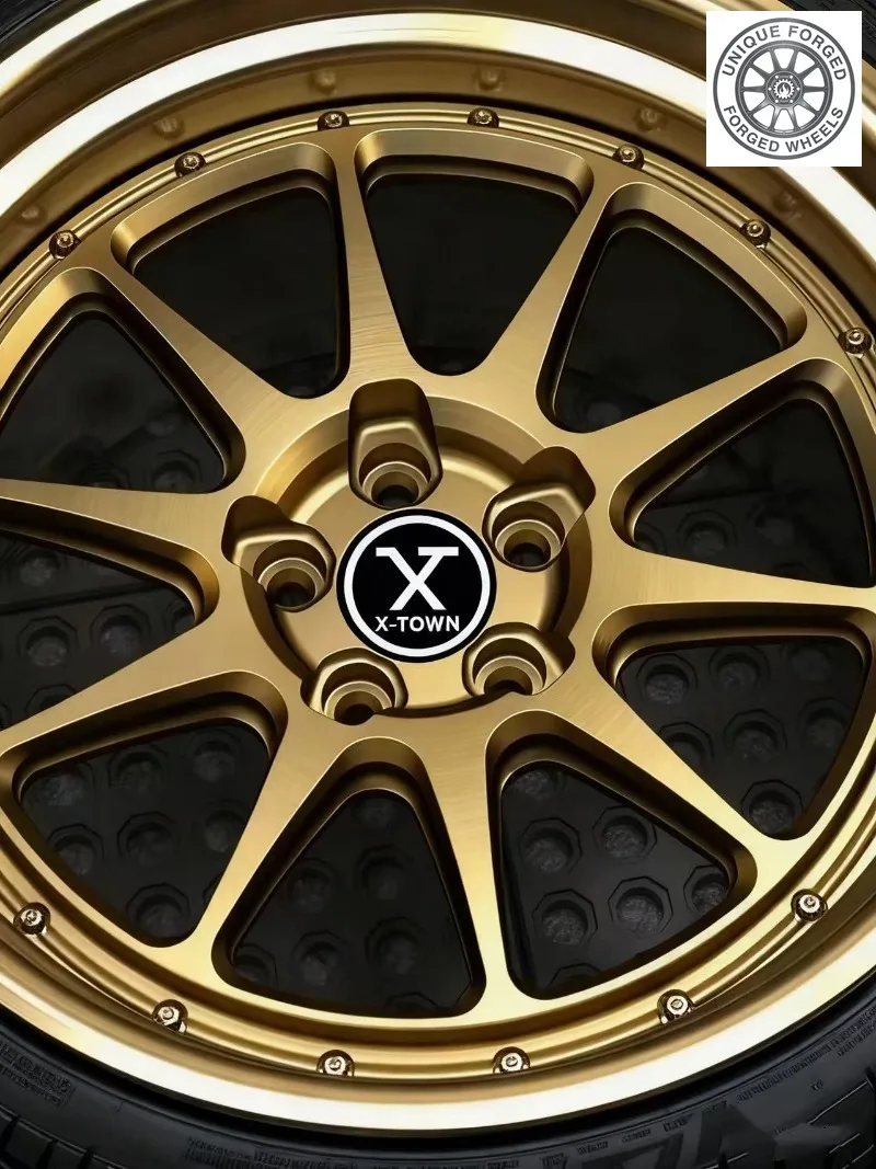 26 Style 2‑Piece Forged Aluminum Alloy Multi‑Spoke Vintage Wheels Fit Forged Wheels For Audi 5x120 5x114.3 18 19 20 22 24 Inch D