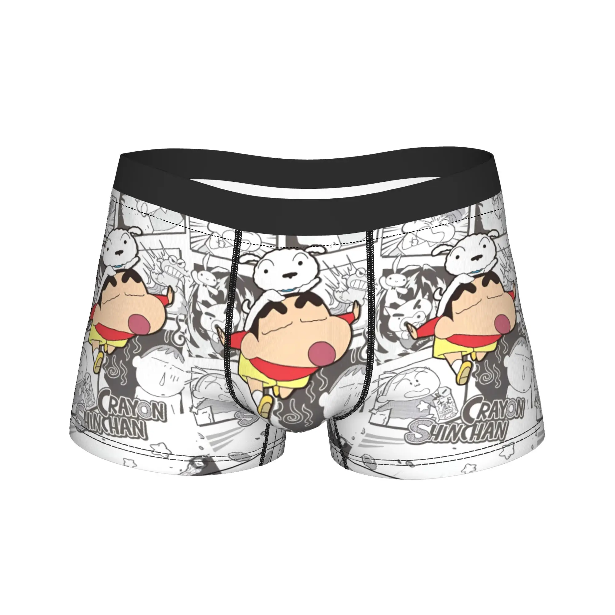 Crayon Shin-chans Kawaii Unterwäsche Herren-Shorts, bequeme Boxershorts, hochwertige, individuelle, maßgeschneiderte Unterhosen in Übergröße
