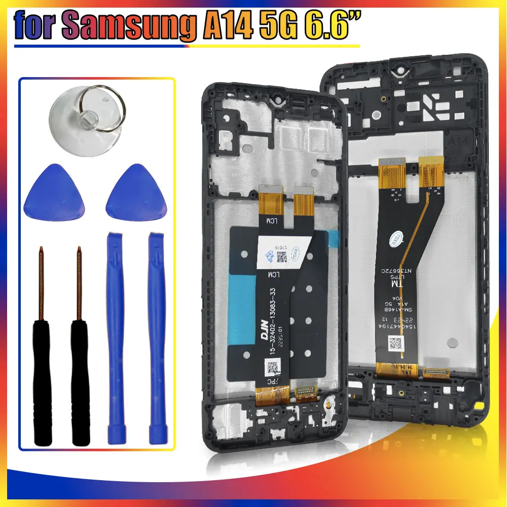 

100% Tested LCD for Samsung Galaxy A14 5G LCD Display Touch Screen Replacement for Samsung A14 A146B A146U A146P LCD Assembly