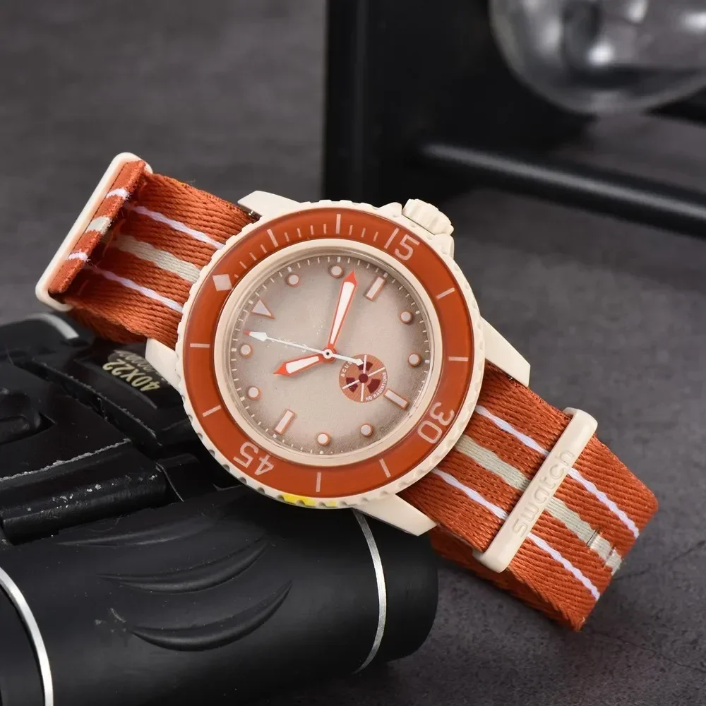 2025 Luxury Minimalistic Men Sports Wristwatch Fashion Men's Watch Nylon Strap Retro Analog Quartz Watches Date Reloj Hombre A+