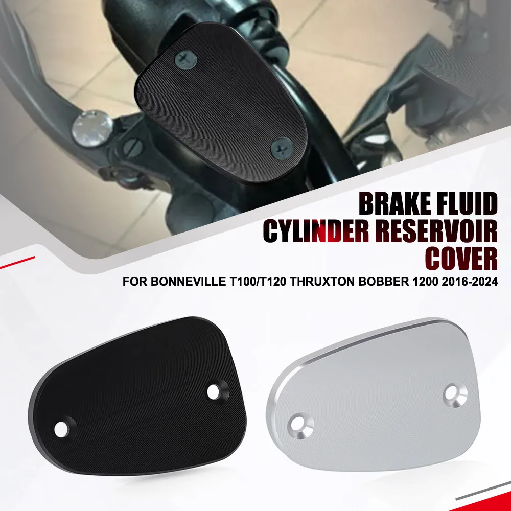 Front Brake Clutch Master Cylinder Gaskets Cover For Bonneville T100/T120 Thruxton Bobber 1200 2016-2024 Oil Fluid Cylinder Cap