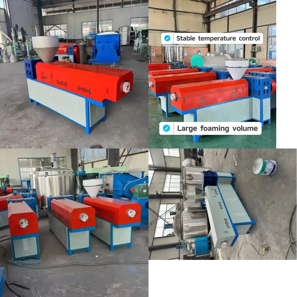 Polyurethane Foaming Machine, Modeling Clay & Colored Mud Foaming Machine, Ultra-light Clay Foaming Extruder