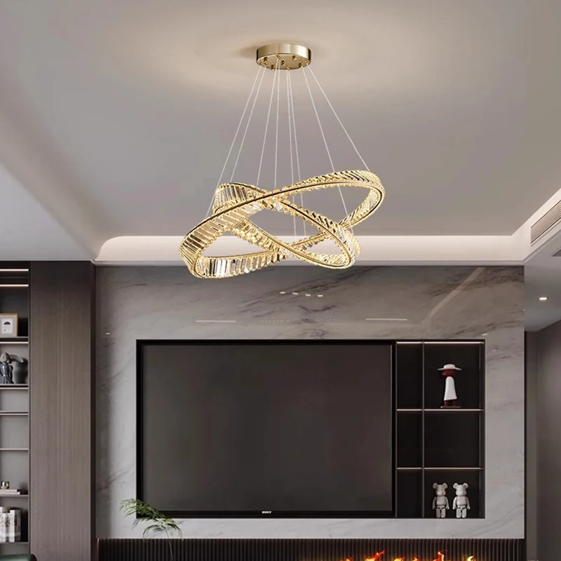 

Modern home decor ring led lights pendant light lamps for living room Chandeliers for dining room hanging light indoor lighting