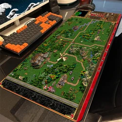 H-Heroes of Might and Magic 3 Mats Pc Gamer Computer Accessories Large Mouse Pad Big Carpet Gaming Laptop Keyboard Pad Desk Mat