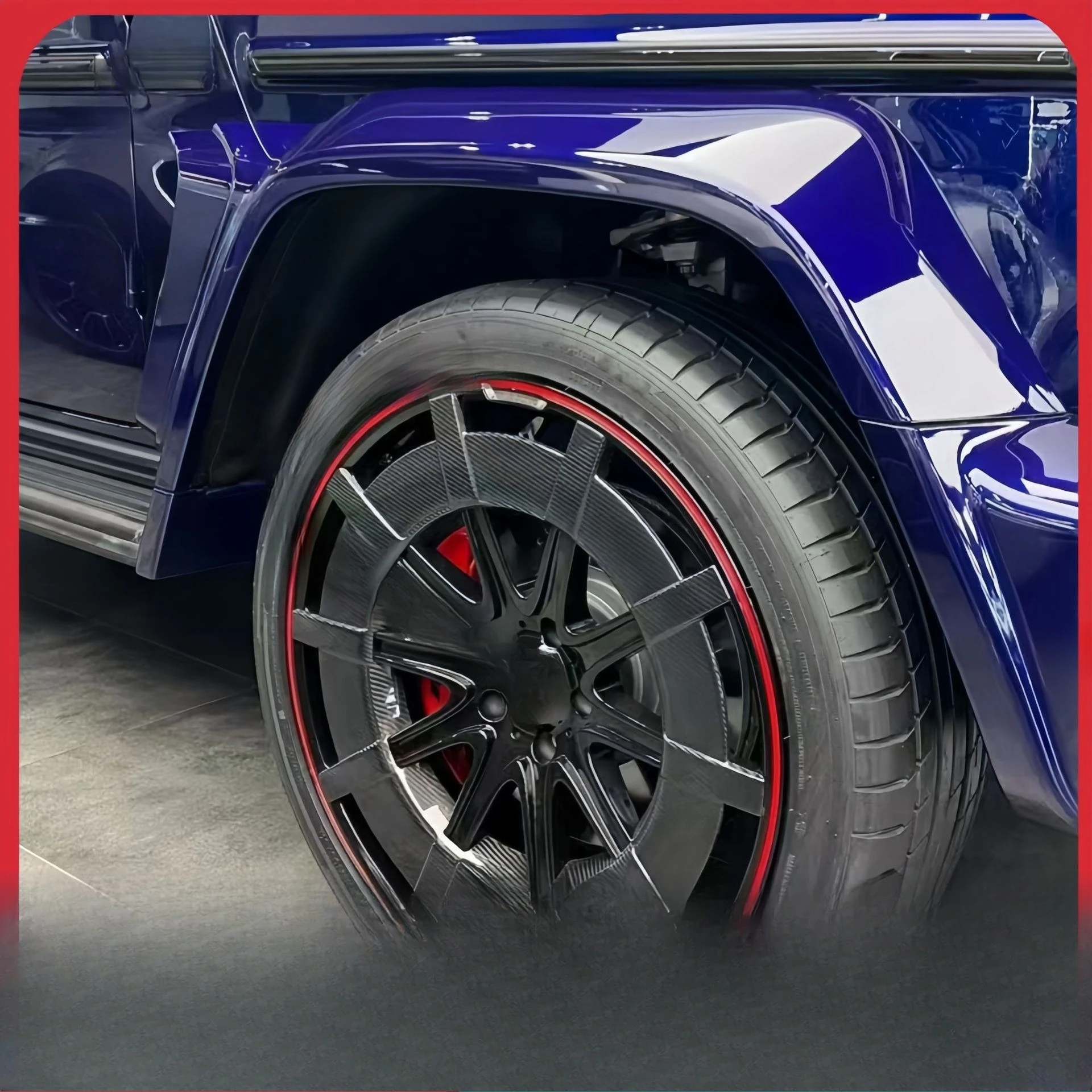 Suitable for Mercedes-Benz G-Class G500G63G350 Arrow Wheel Hub G900 Babos Dry Carbon 22 Inch Forged Wheel Hub