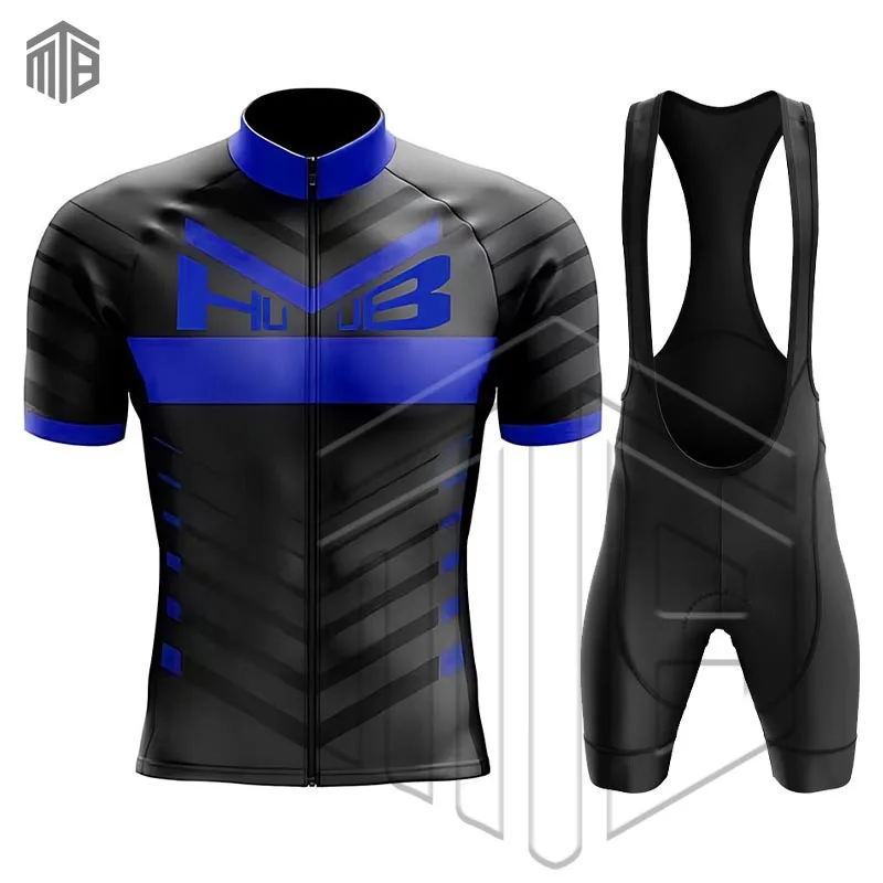 

2024 HUUB Cycling Jersey Set Bike Clothing Summer Short Sleeves Cycling Base Layers Bicycle Clothes Ropa Ciclismo Hombre Maillot