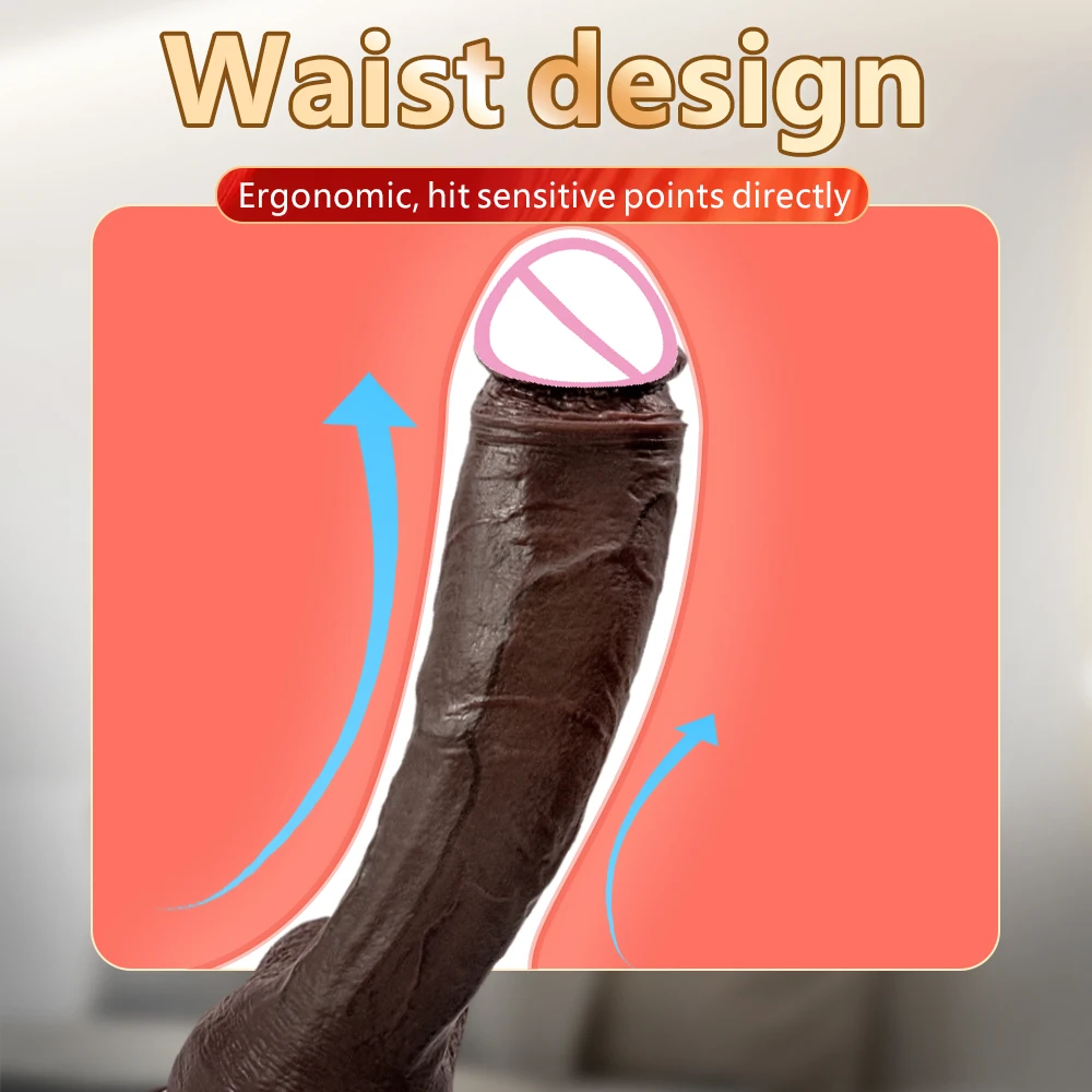 Oversized Black Realistic Dildo 9 Inch Silicone Big Penis Adult Suction Cup Anal Sex Toys For Couples Strapon Vagina Masturbator