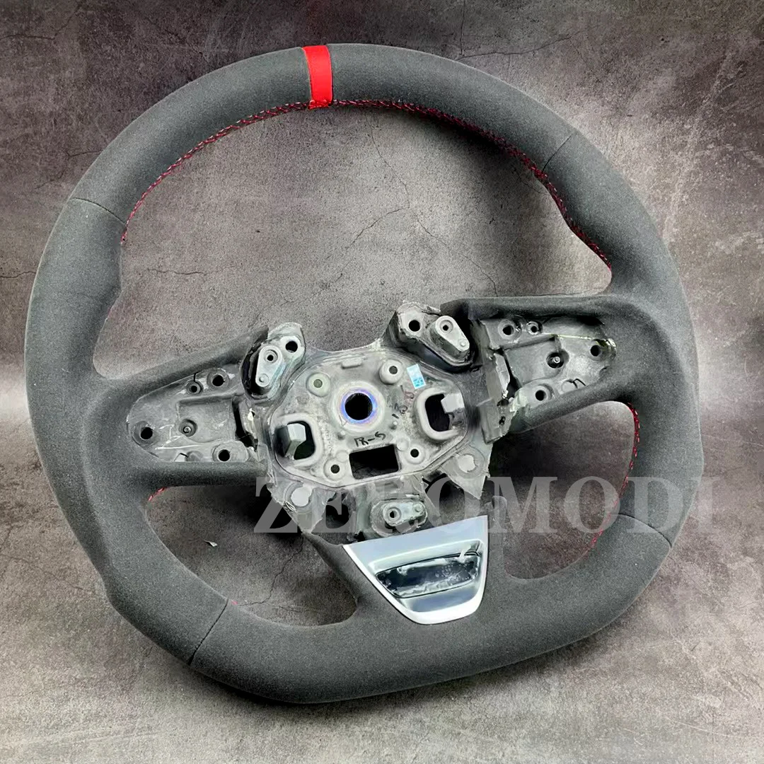 For RENAULT Megane 4 IV GT RS Thropy Bose Flat bottom Steering Wheel include Volante