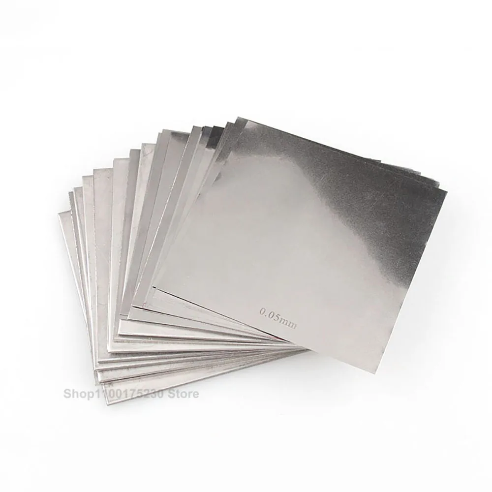 Thick 0.01mm-1mm 301 Stainless Steel Square Sheet Plate 100x100mm Flat Brushed Metal Polished Plate Customized Size