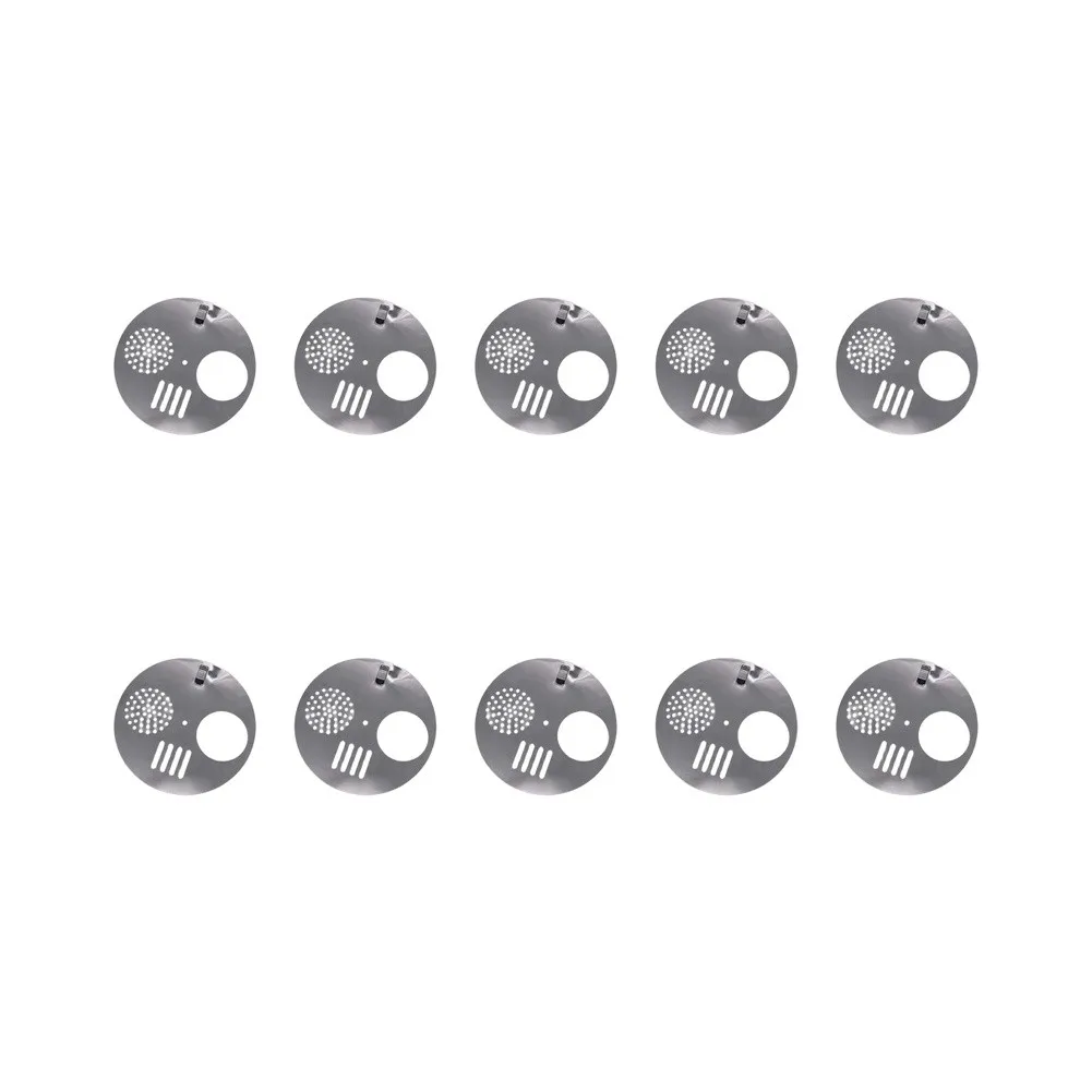 10/30 Pcs Galvanized Iron Beehive Entrance Disc 4.92Inch Round Hive Gate Protector For Beekeeping Tools Swarm Control