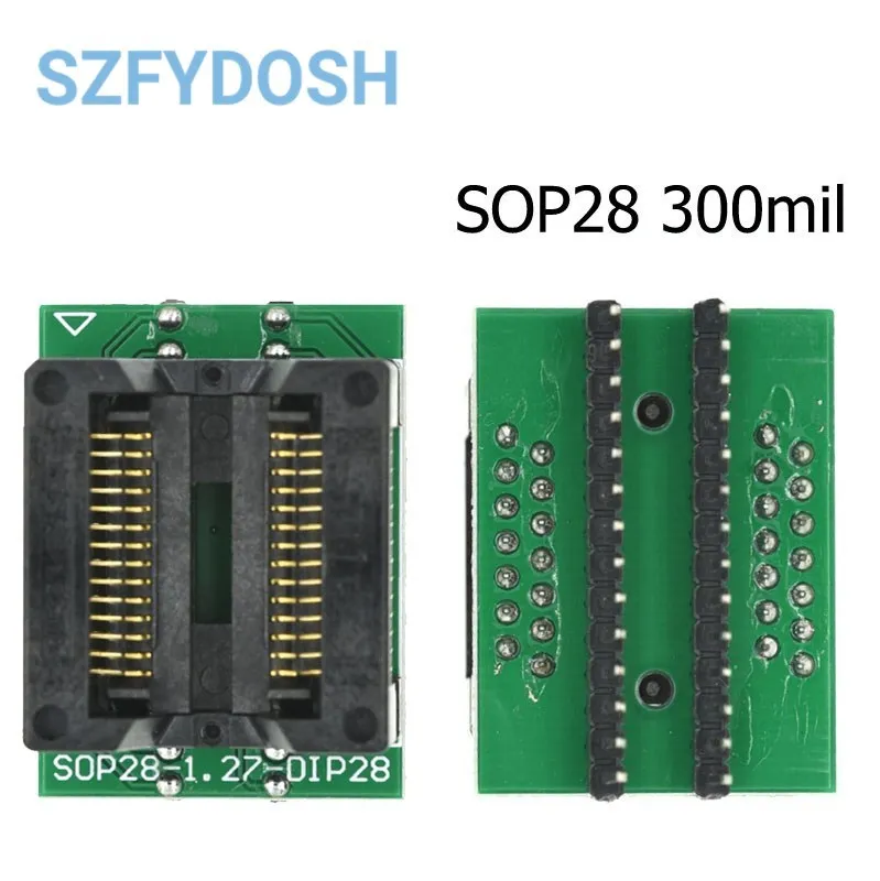 Toma de adaptador SOP8/14/16/18/20/24/28, programador de cuerpo ancho, 150/200/208/300mil, para EZP2010, EZP2013, CH341A, prueba IC