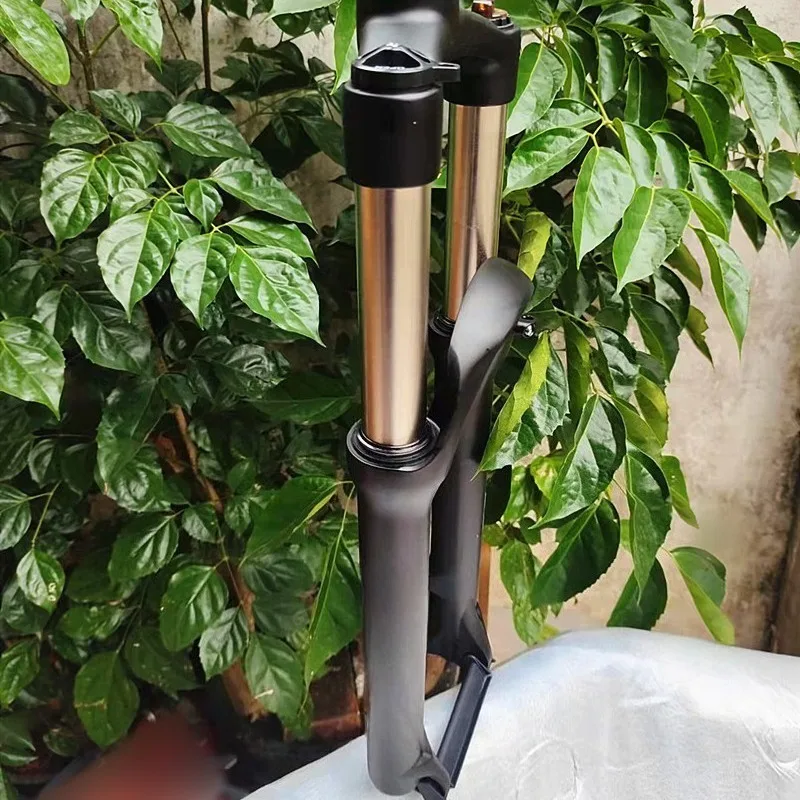 26/27.5 inch bicycle front fork 29 inch mountain bike aluminum alloy shock absorption lock shoulder control aluminum alloy