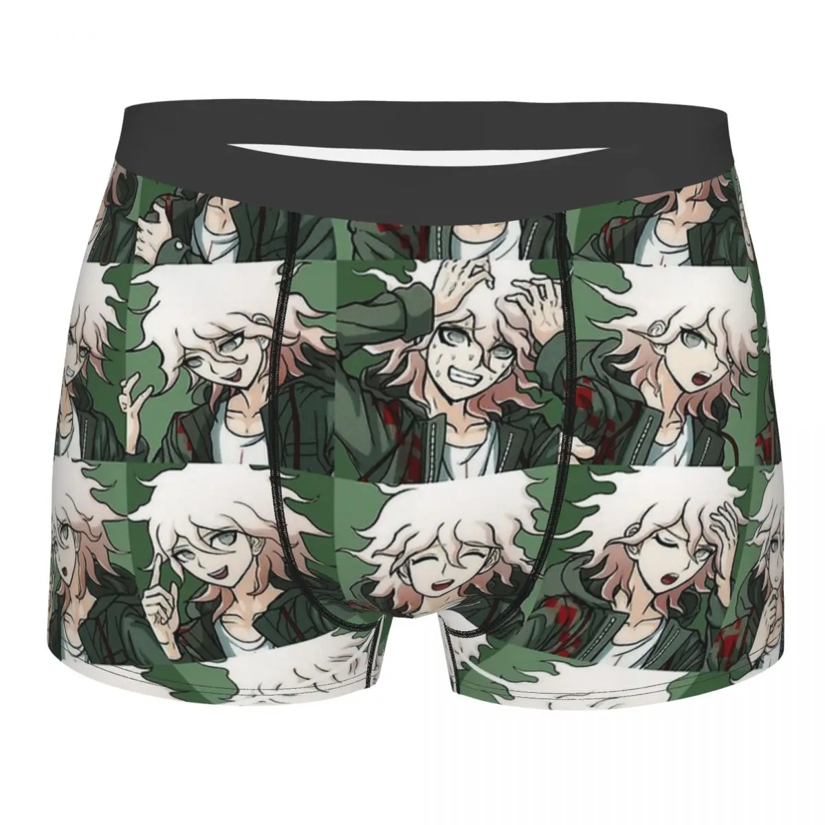 Трусы Nagito Komaeda Danganronpa, дышащие трусы, мужское нижнее белье, удобные шорты, боксеры, трусы