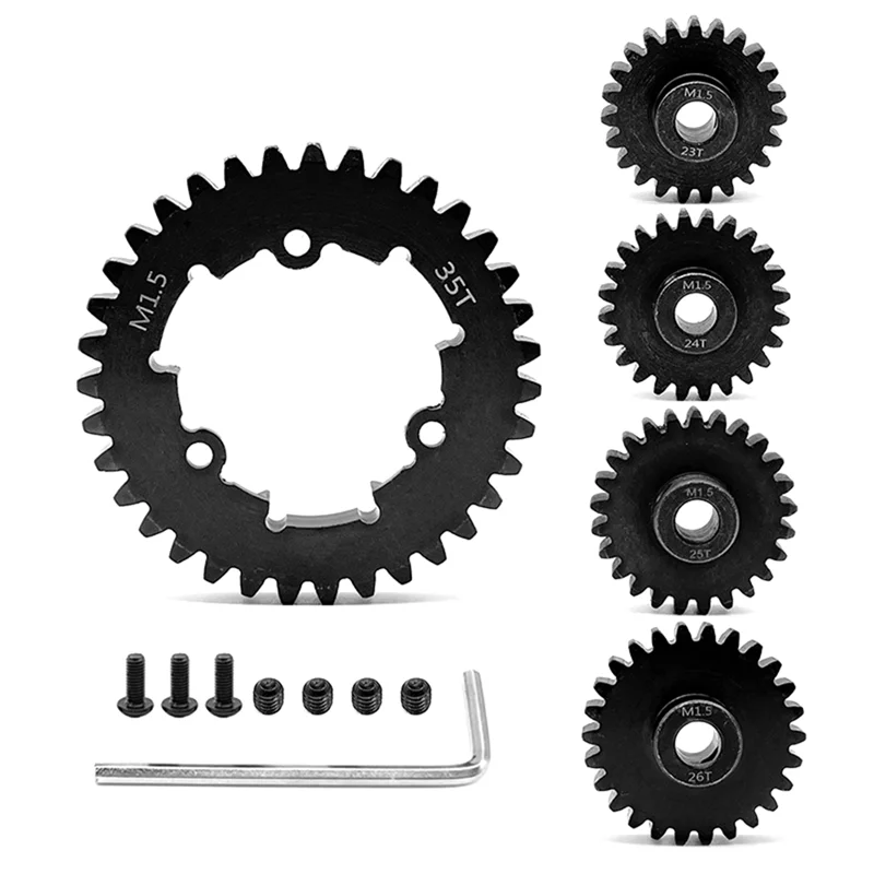 CXYU-1.5 Modulus 35T Spur Gear M1.5 Gear Suit 6447X 6448X for Traxxas B