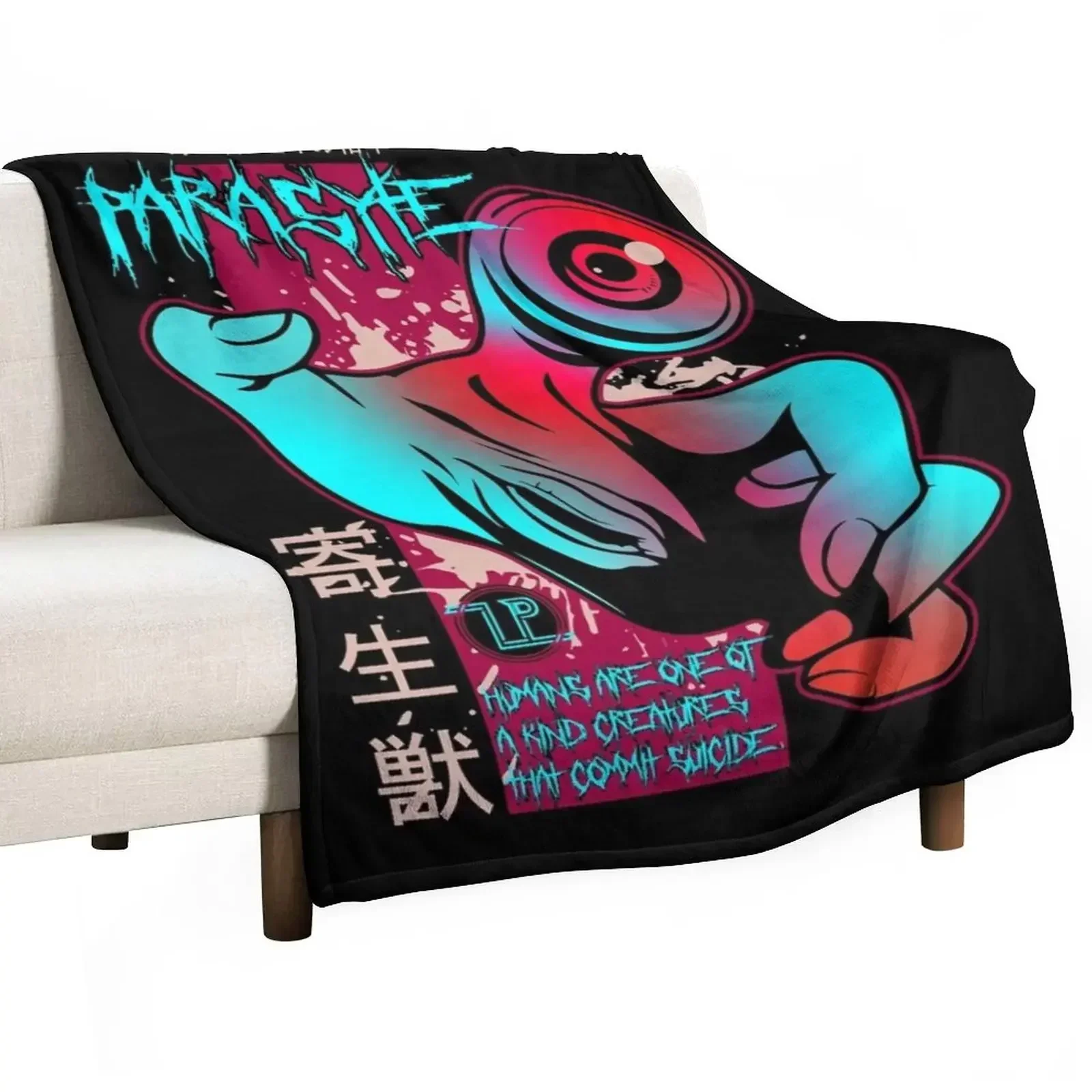 

Parasyte the maxim Throw Blanket Soft Plush Plaid Blankets Sofas Of Decoration Loose Blankets