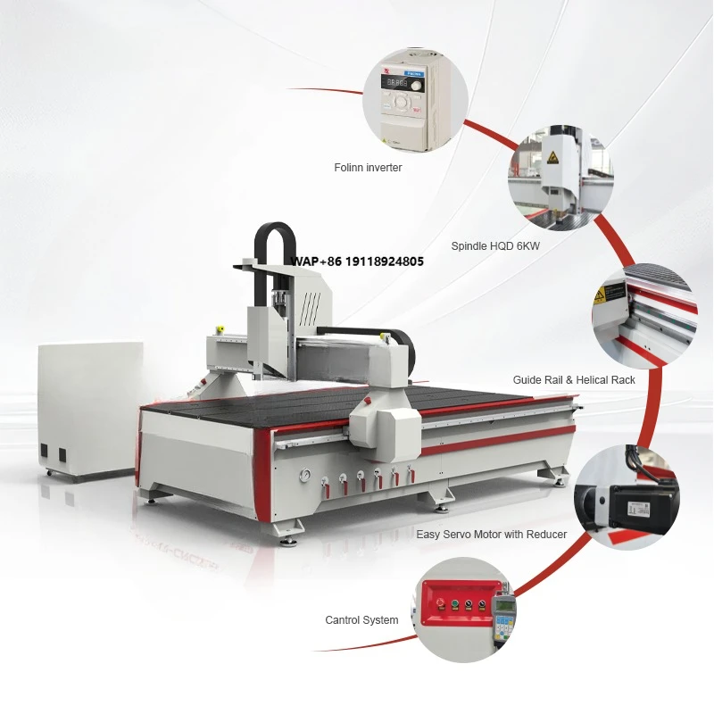 Good Price 3D 1325 1530 2030 2040 Cnc Wood Router Machine for Woodwork Mdf Aluminum Alucobond Pvc