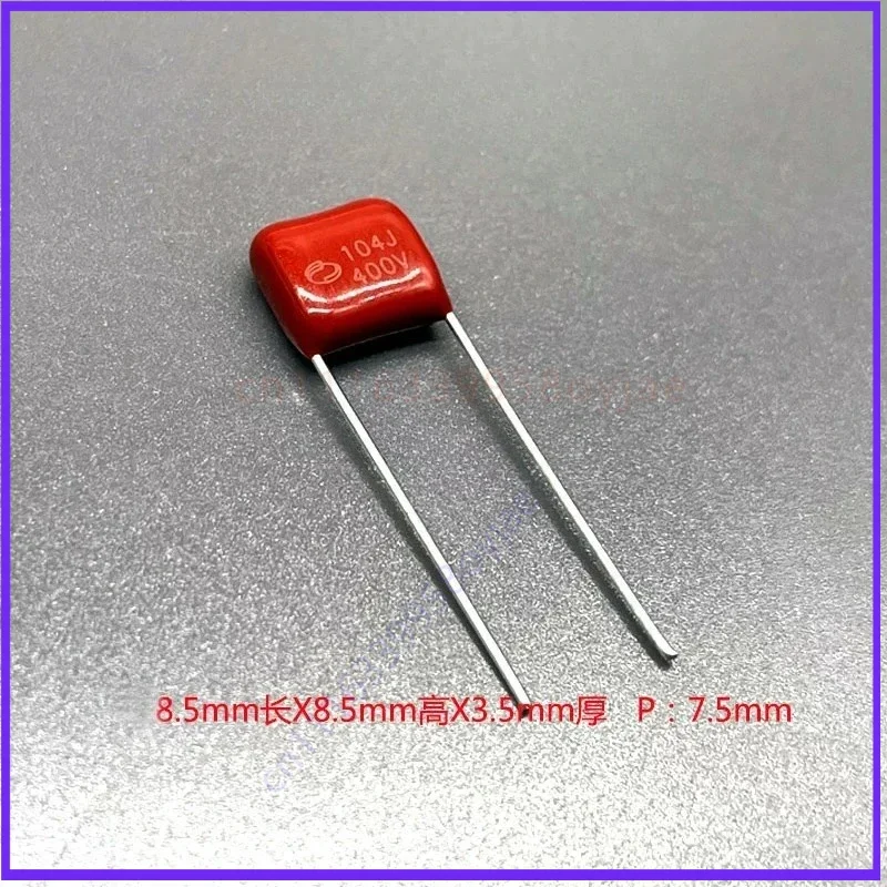 Premium MPP Polypropylene 400v 104J K cbb21 for Film Capacitor 0.1uf 100nf P7.5mm  100pcs