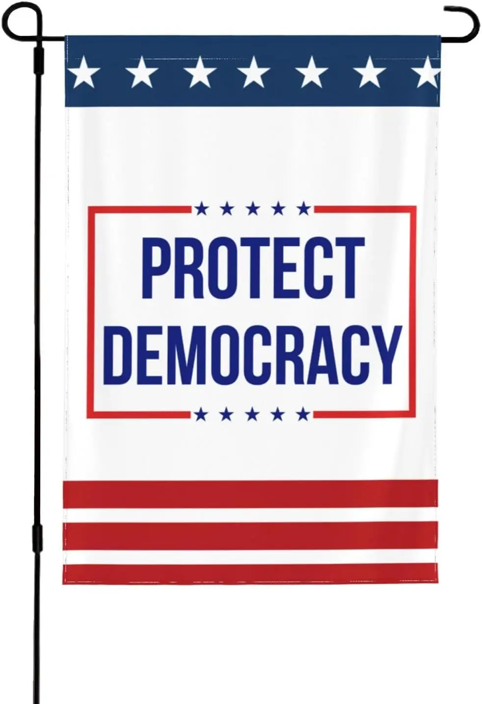 12x18 Protect Democracy Garden Flag Double Sided Save Democracy Vote Blue 2024 Yard Flag Save Democracy Vote Blue 2024 Hosue Fla