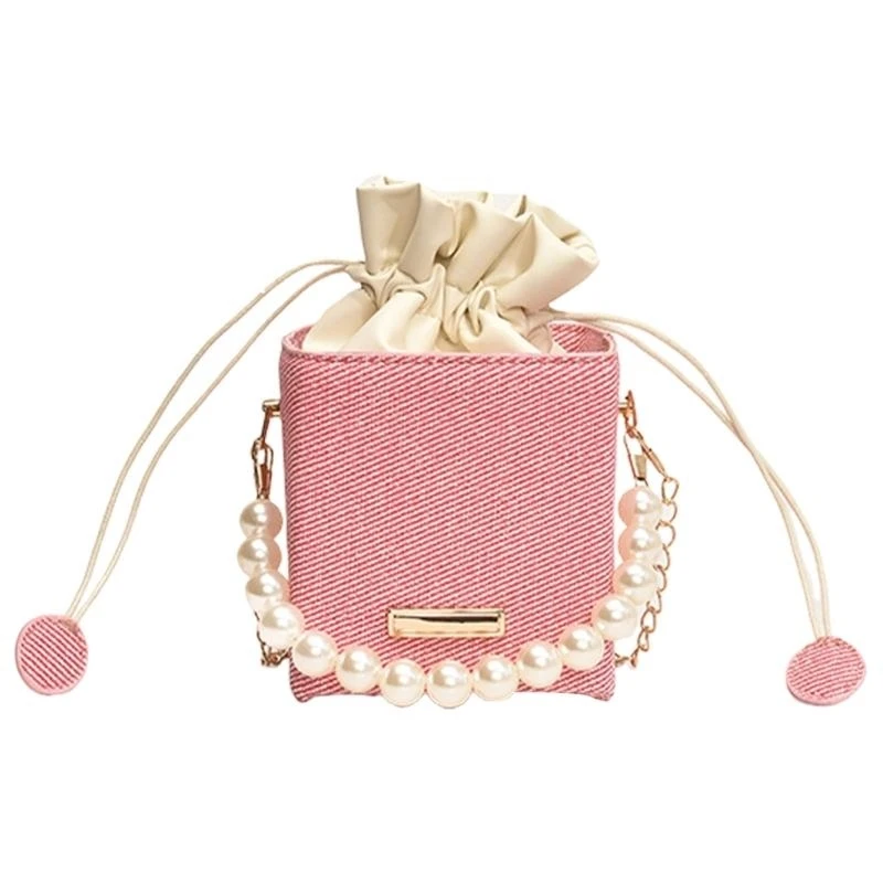 X7XC Contemporary Bucket Evening Purse Shoulder Bag Versatile Handbag With Detachable Strap Suitable For Various Occasion