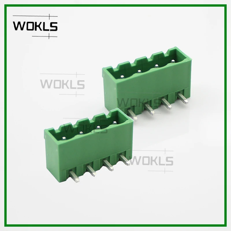 50PCS  PCB PLUG-IN TEMINAL BLOCK  2EDGRC 5.0MM 5.08mm MSTBA2.5/-G-5.08 2EHDRC