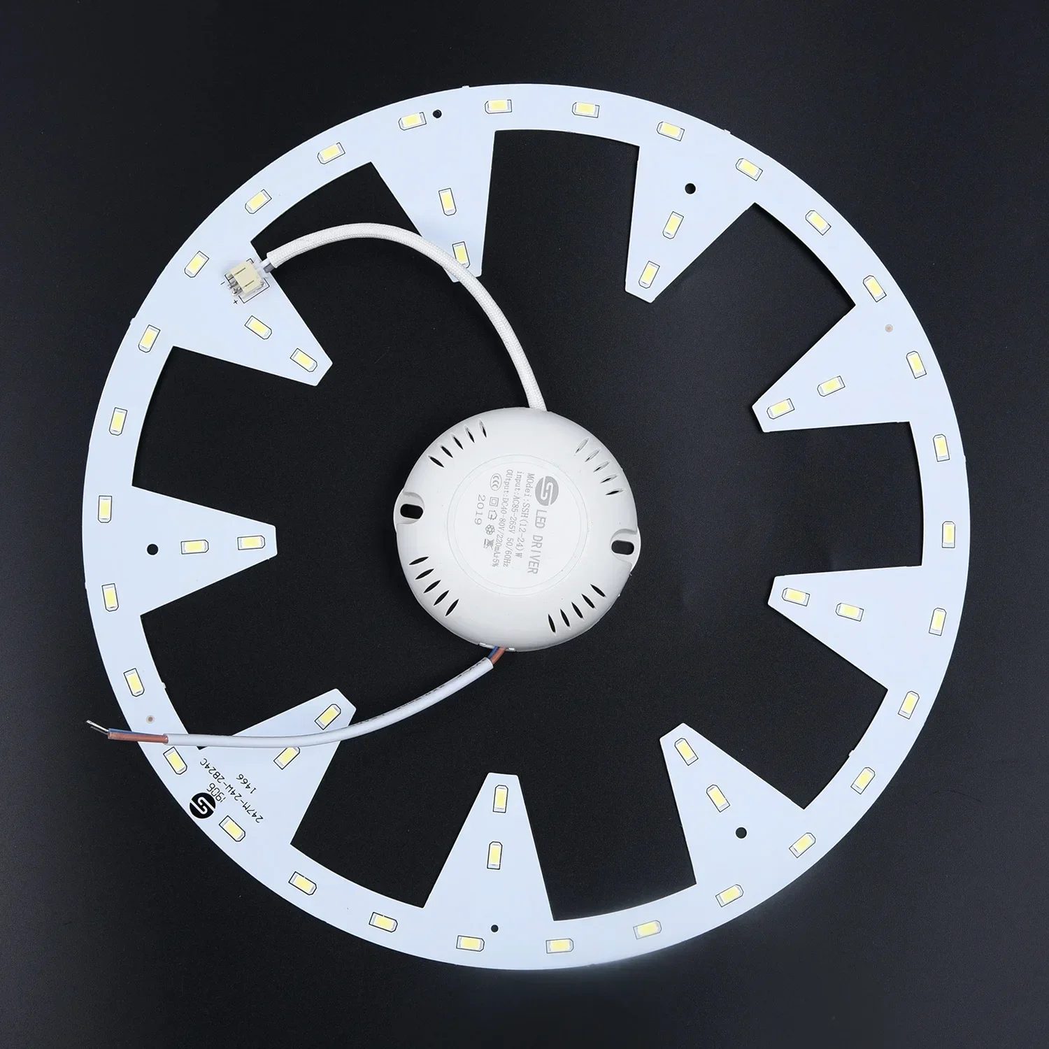 LED Lamp Plate 12/18/24W Round Light Panel 5730 LED Module Ceiling Brightness Light Fixtures Board Lamp Source Downlight Plate