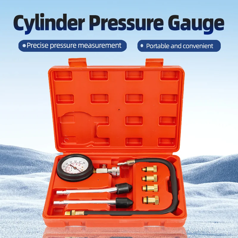

Car Engine Fuel Fast Cylinder Pressure Gauge Auto Multifunctional Pressure Gauge Detection Set Maintenance Auto Maintenance Tool