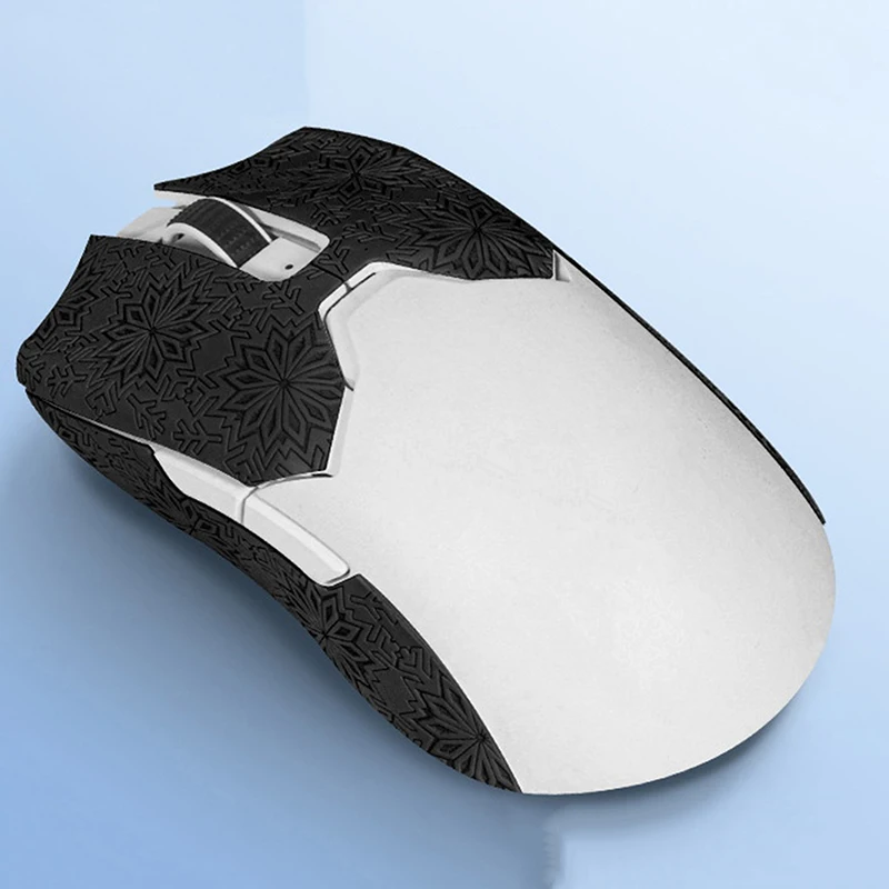 1Set Mouse Grip Tape Anti Slip Sticker ForVIPER V3 PRO Non-Slip Anti Sweat Tape Ultrathin Snowflake Texture Anti Sweat Patch