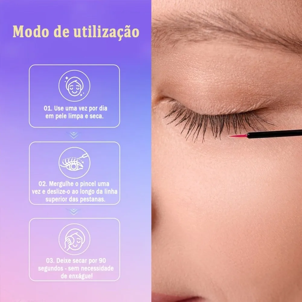 Fast Absorption Eyelash Eyebrow Enhancing Serum Moisturizing Hydrogel Hair Thickener Essence Nourish Thickening Effect