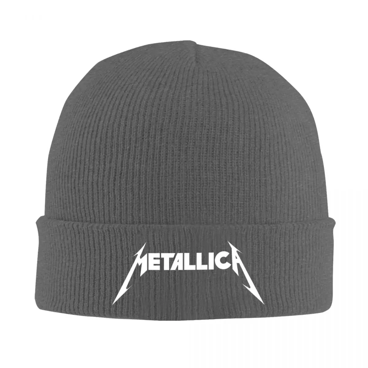 Metallicas Heavy Metal Music 3 Warm Knitted Cap Hip Hop Bonnet Hat Autumn Winter Outdoor Beanies Hats for Unisex Adult