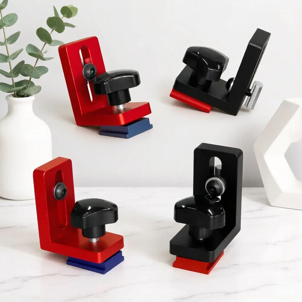 

T-shaped Guide Rail Woodworking Connector | Slotting Special Quick Fastener | Guide Rail Groove Buckle Fixture Accessories