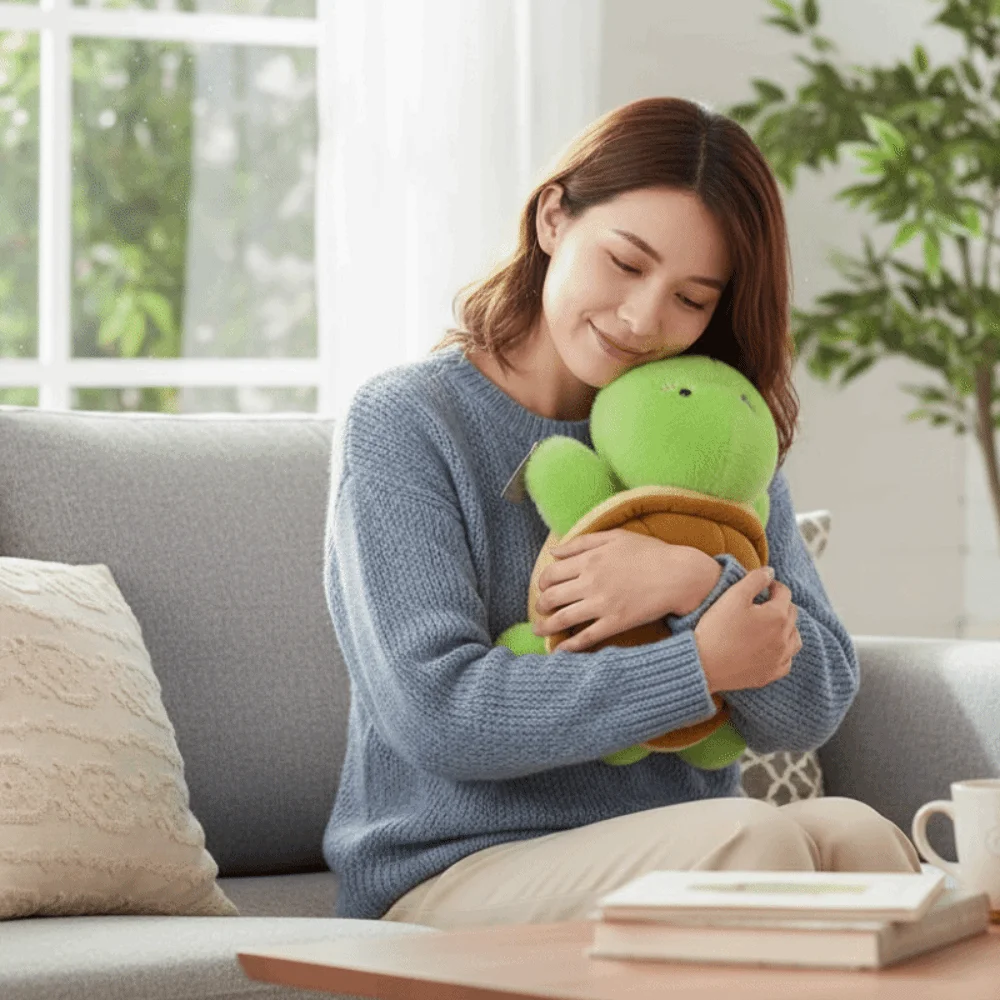

Fluffy Bread Tortoise Soft Collection Sea Turtle Stuffed 15-28cm Cartoon Turtle Throw Pillow Children Gift