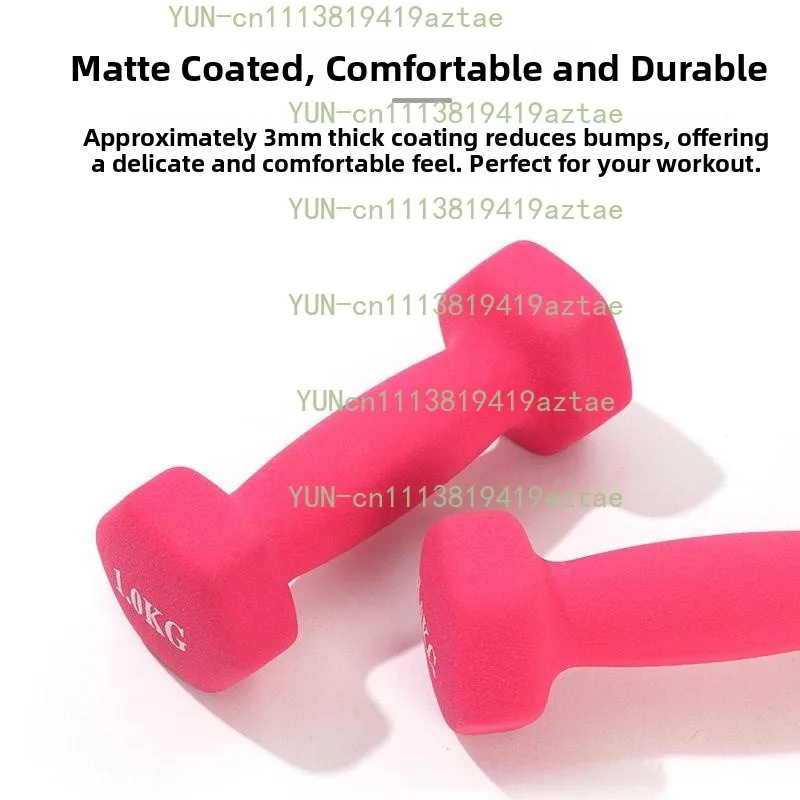 Cast Iron Dumbbell Set for Women Students Home Fitness Yoga Exercise Arm Workout Small Dumbbell Equipment Cover