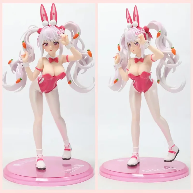 

Victory Goddess Niki Alice Rabbit Girl Anime Figurine Collectible Toys Two-Dimensional Beautiful Girl Gift Doll Model Kit