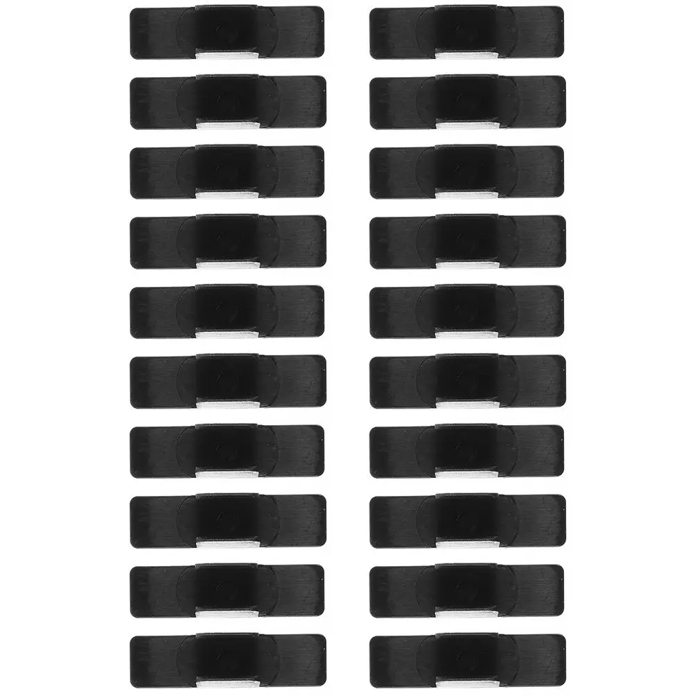 20Pcs Plastic Pen Holder Clips Self-Adhesive Whiteboard Marker Clips for Office School Home Classroom Refrigerator Dry Erase