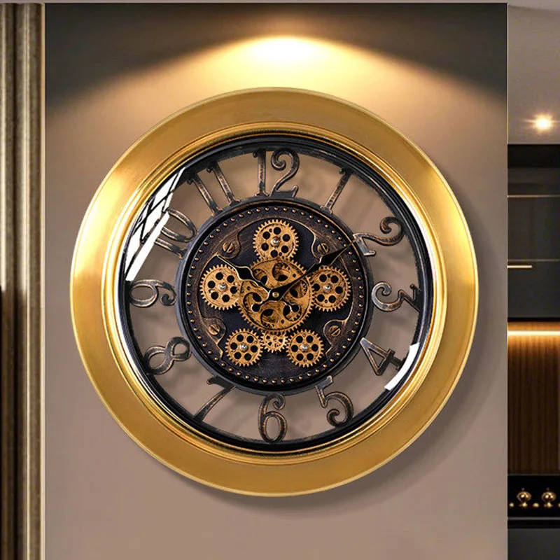 Fashion Round Wall Watch Wall Art Design Creative Luxury Wall Clocks Interior Minimalist Orologio Da Parete Home Decoration