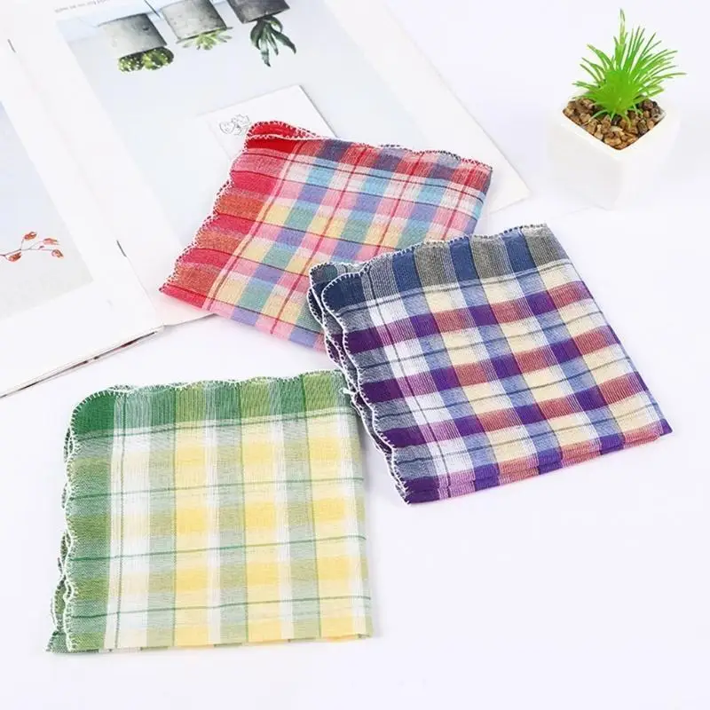 Toalla pañuelo algodón 652f 28x28 para toalla toalla toalla múltiples pañuelos pandillas cuadradas