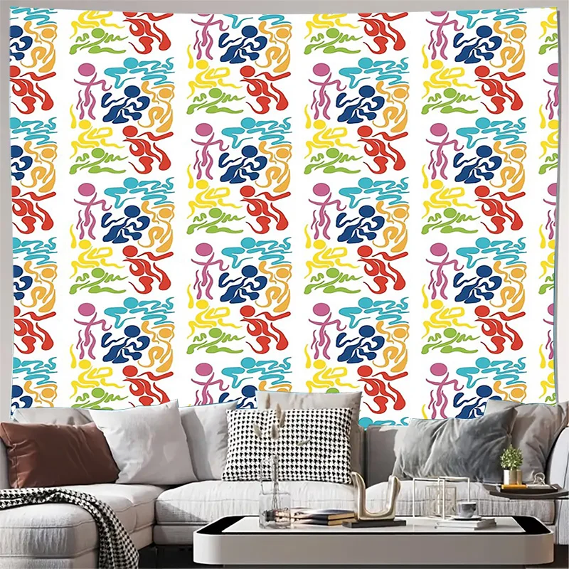 

Богемный гобелен, настенный психоделический художественный декор, хиппи, эстетический фестиваль, фон, триповый настенный художественный домашний декор, спальня