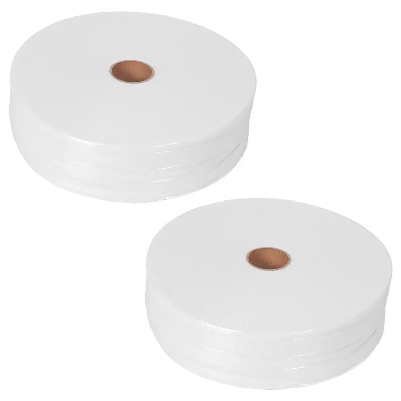 J1UL1N Quilting Jellyroll Fabric, 2 1/2 Inch Cotton Blend Wool Batting Rolls For Rugs, Wallets (2 Rolls)(2 1/2 Inch X 70 Yards)