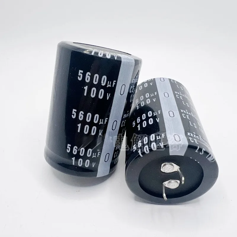2Pcs/Lot Nichicon Audio Filter Capacitor 100V5600UF 30x50mm 30x60mm 35x40/45/50/60 Snap-in Electrolytic Capacitors