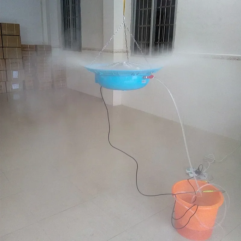 Centrifugal Atomization Cooling Disinfection Spray Disc Sprayer Fog Machine Hoisting Wall Hanging Industrial Humidification Farm