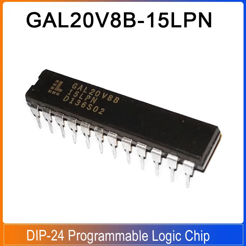 1-5PCS GAL20V8B-15LPN GAL20V8B-15LP DIP-24 GAL20V8B 15LP GAL20V8 โปรแกรมลอจิกชิป