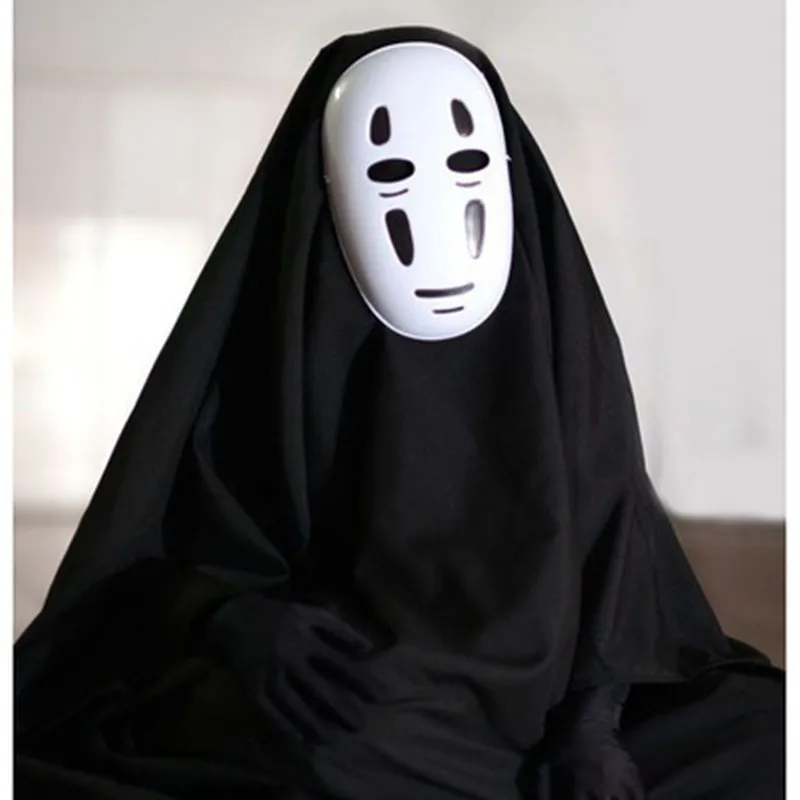 

No Face Male Role-playing Anime Costume Mask Gloves Kimono Halloween Performance Clothes with Thousand And Thousand Search