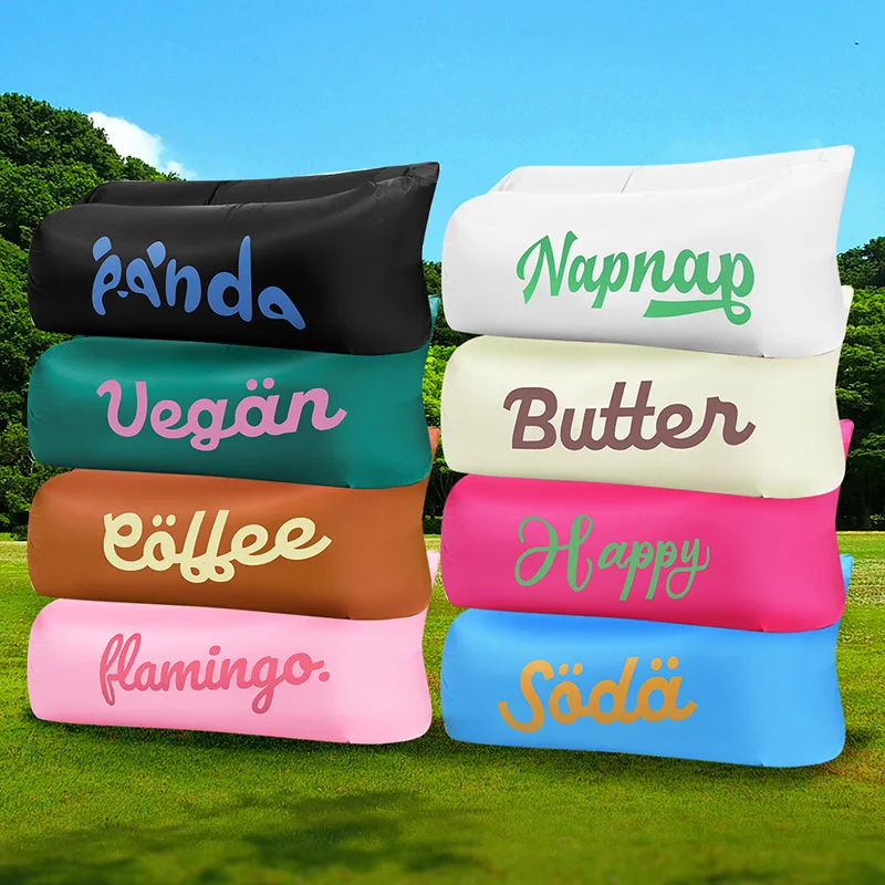 Portable Lazy Inflatable Sofa Water Beach Grass Park Air Bed Sofa Foldable Sleeping Bag Rapid Inflation Outdoor Products image 5