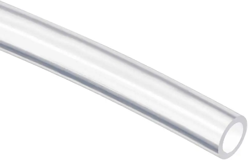 

Гибкая силиконовая трубка 5/32" ID x 1/4" OD, 16 футов, прозрачная, для перекачки воздуха и воды