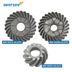 6D9 Getriebe Kit 6D9-45560, 6D9-45551, 6D9-45571 Für Yamaha Außenbordmotor Teile 4 Hub F50 F60 F90HP 25T/25T/11T