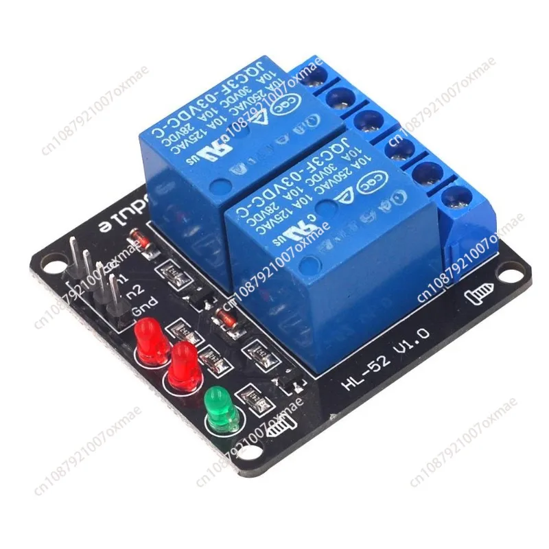 Low level trigger relay driver board with lamp