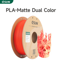 eSUN PLA Matte 3D Filament Fast Printing 1.75MM 1KG Dual Color 3D Printer Filament High Speed Matte PLA Filament For 3D Printers