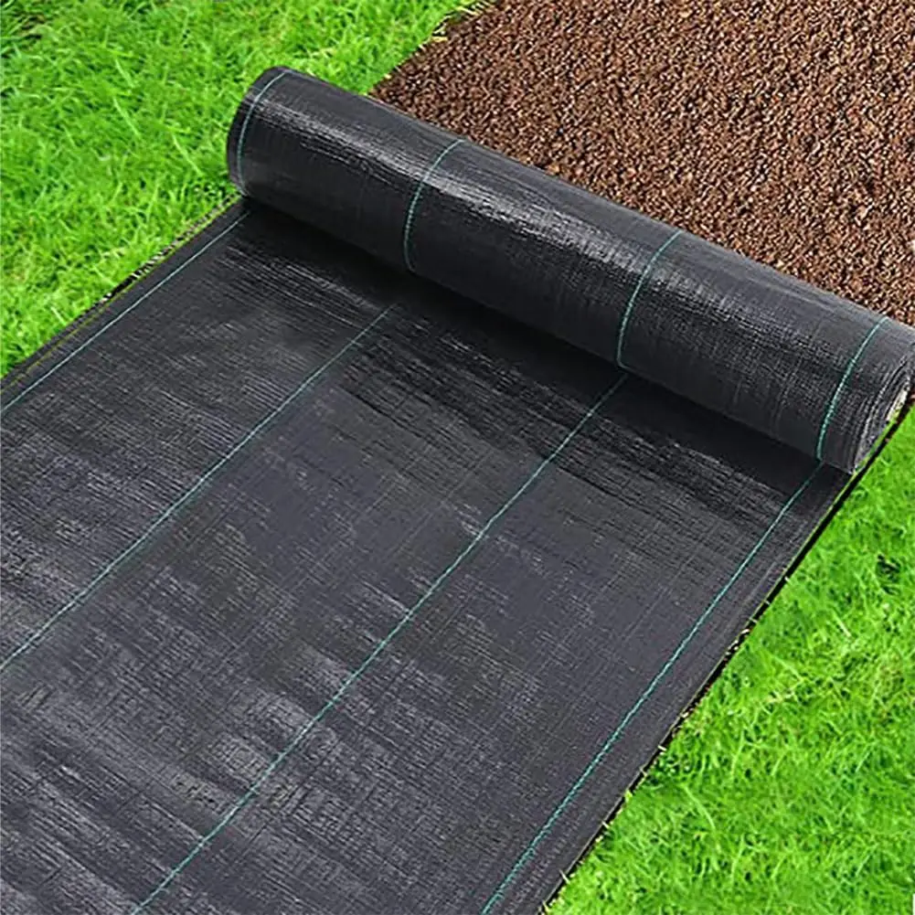 

Weed Barrier Landscape 3FTx100FT Premium Weed Block Gardening Mat Woven Weed Control for Outdoor Gardens Underlaym
