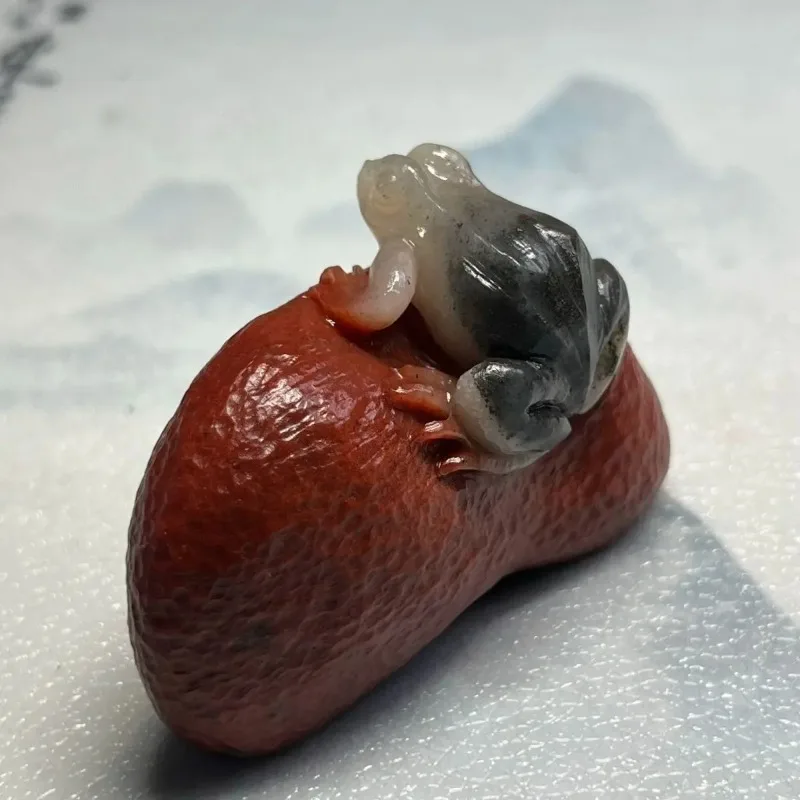 Hand-carved frog seal Hand-carved seal birthday gift
