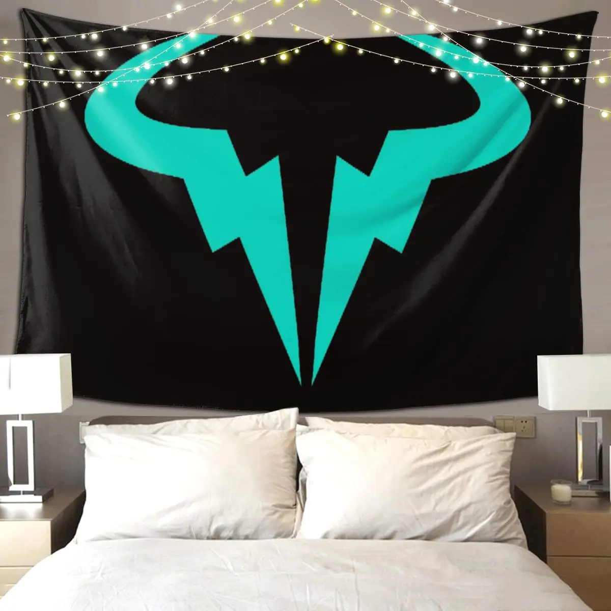 

Rafael Nadal Tapestry Funny Wall Hanging Aesthetic Home Decoration Tapestries for Living Room Bedroom Dorm Room